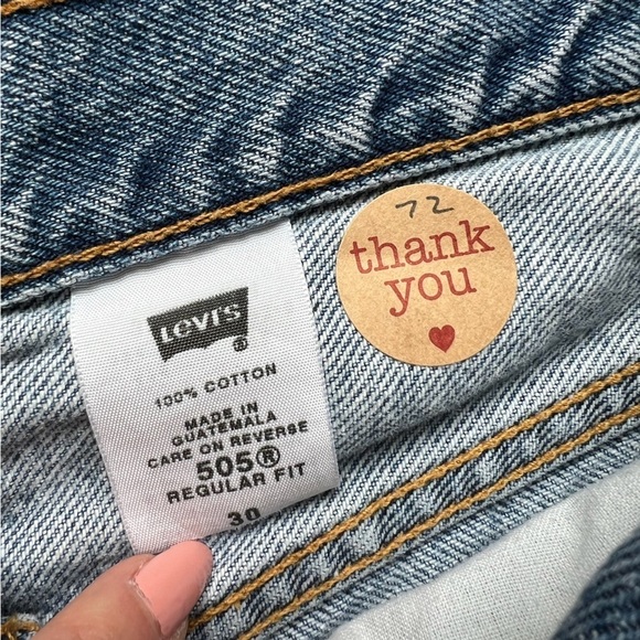 Levi’s 505 cut off jean shorts size 30 - Picture 12 of 12